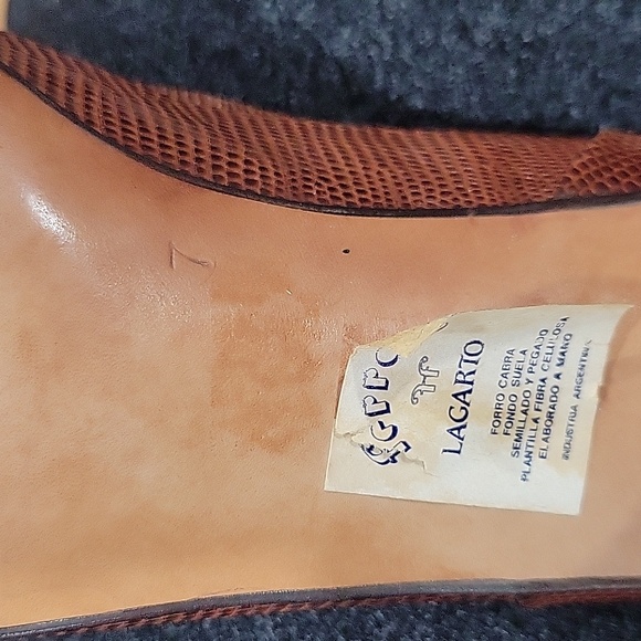 Vintage Ferraro Lizard Leather Boots - Picture 8 of 8